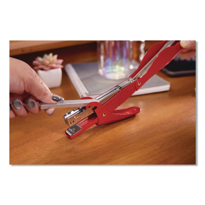 Swingline® Vintage Plier Stapler, 25-Sheet Capacity, Rio Red (GBCS701059)