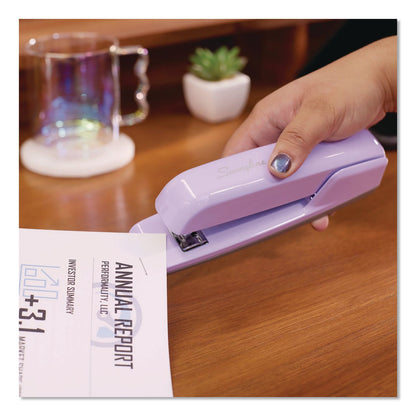 Swingline® 747 Business Full Strip Desk Stapler, 30-Sheet Capacity, Lavender (GBCS7074737)