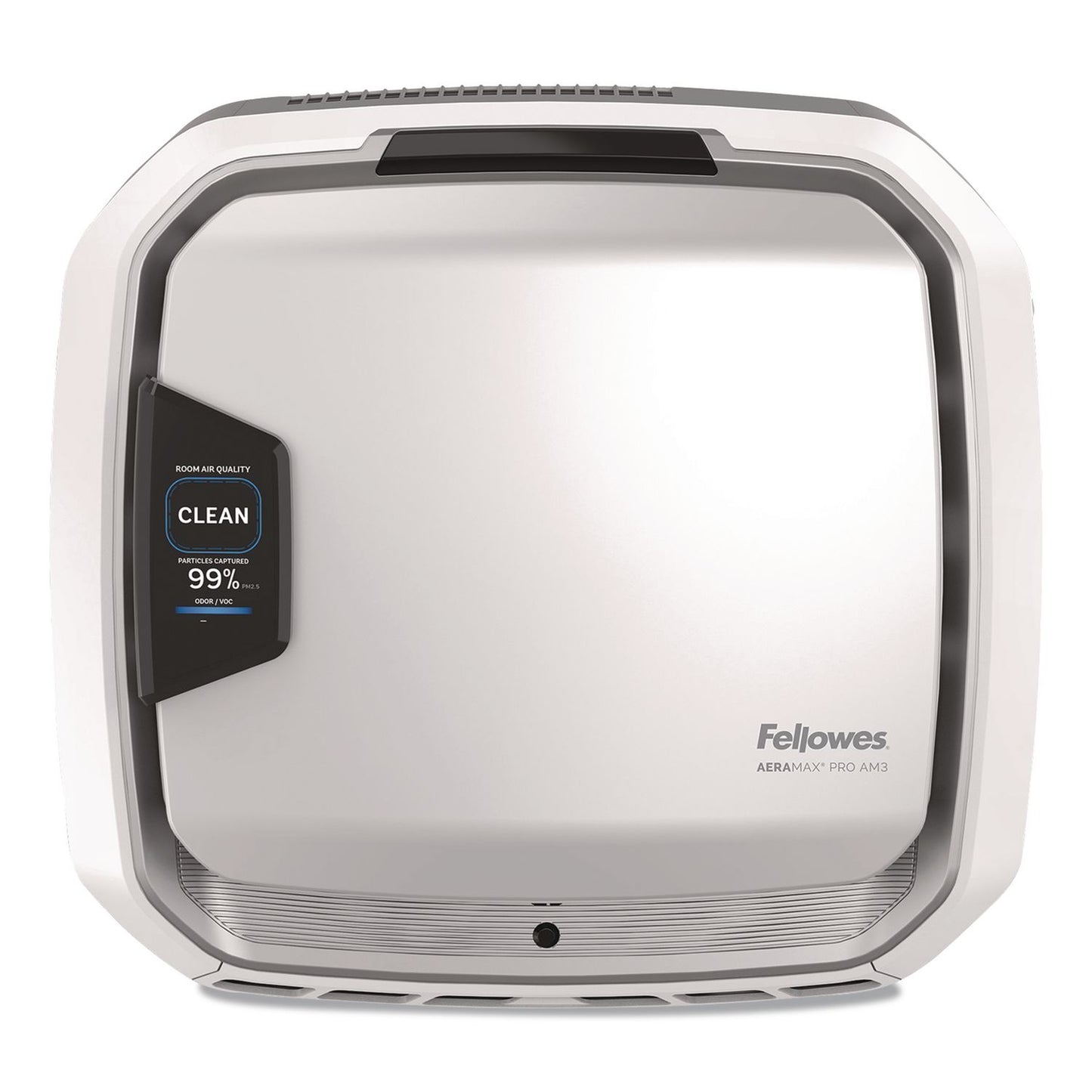 Fellowes® AeraMax Pro AM3 PC H13 True HEPA Hardwired Wall-Mount Air Purifier, 550 sq ft Room Capacity, Stainless Steel (FEL9573001)