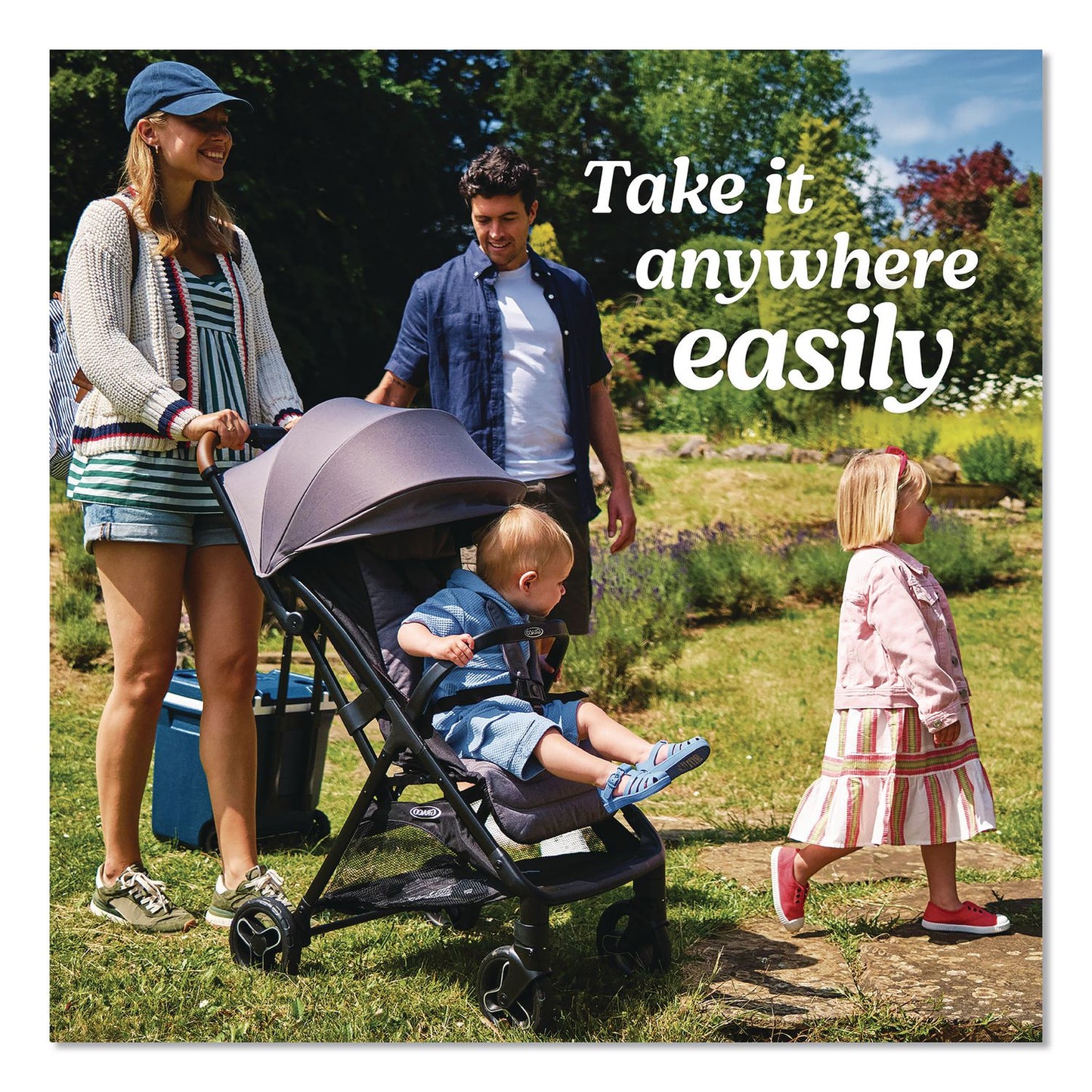 Graco® Ready2Jet Compact Stroller, Supports Up to 50 lbs, 20.5 x 27 x 43, Kingston (GCO2209064)