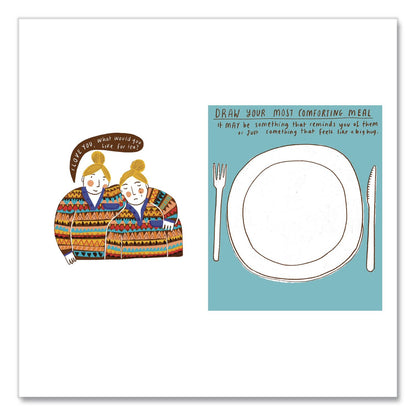 Quarto Guided Journal: Drawing on Grief - Exploring Loss through Creativity by Kate Sutton, Pink Cover, (80) 6.25 x 5.3 Sheets (HBG978071127252)