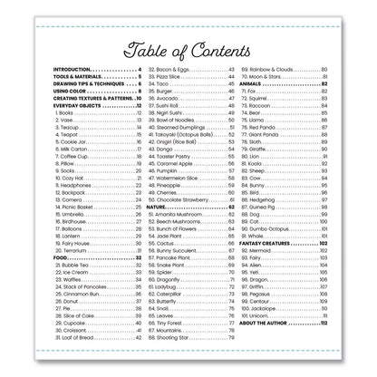 Quarto 101 Super Cute Things to Draw Book, Written by Lauren Bergstrom, Paperback, All Ages, 112 Pages (HBG978076037501)