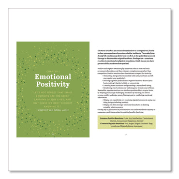 Quarto Guided Journal: 3-Minute Positivity - Transform Your Life by Changing Your Thoughts, Blue Cover, (96) 8 x 6 Sheets (HBG978078584204)