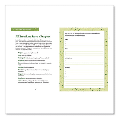 Quarto Guided Journal: 3-Minute Positivity - Transform Your Life by Changing Your Thoughts, Blue Cover, (96) 8 x 6 Sheets (HBG978078584204)