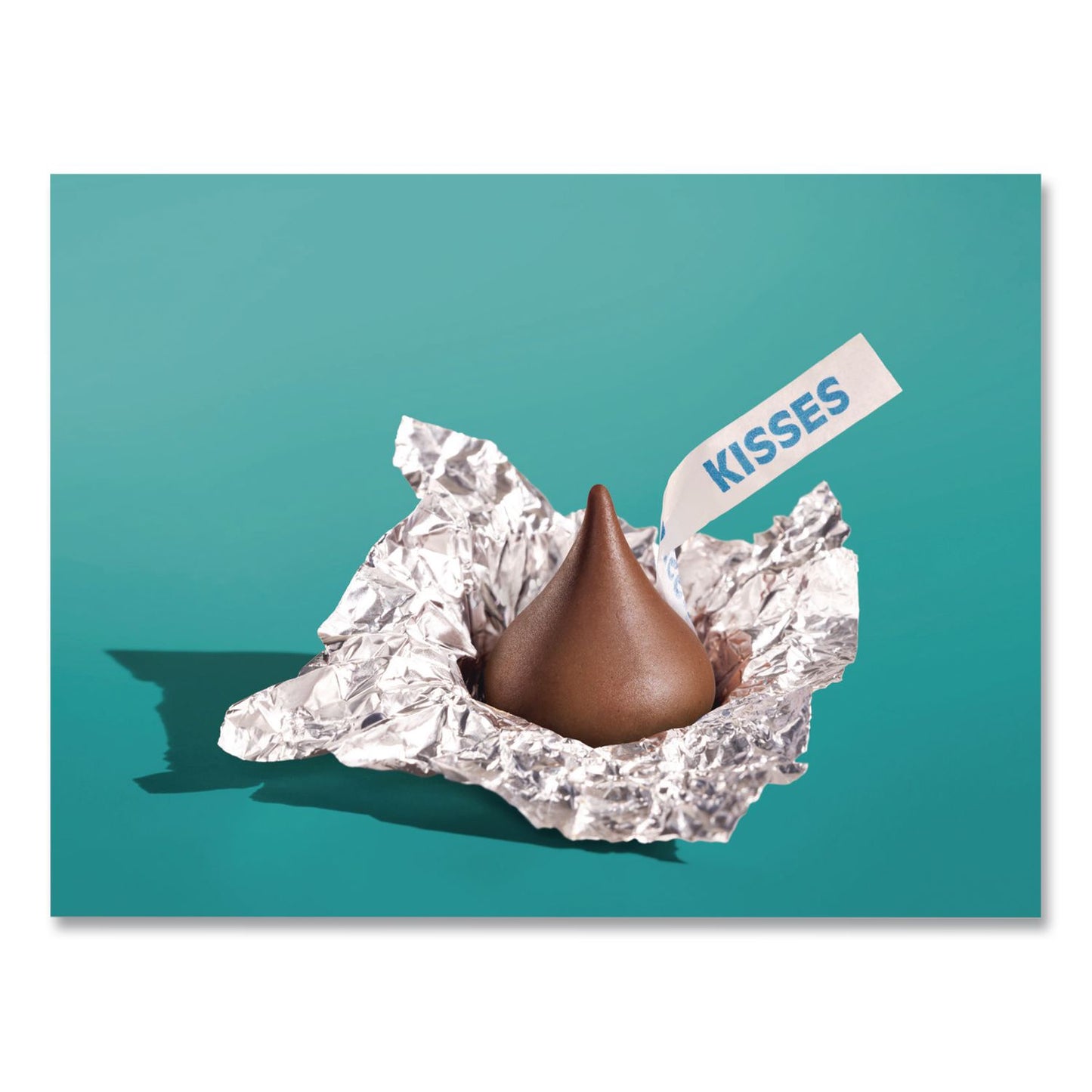 Hershey®'s KISSES Milk Chocolate Candy, Silver Foils, 60 oz Bag (HRSHEC33458)