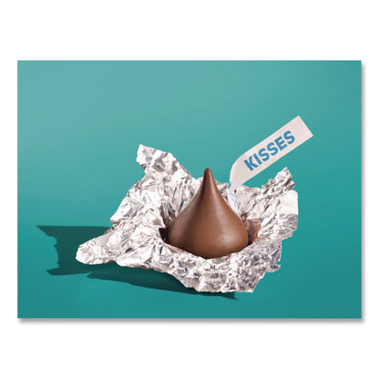 Hershey®'s KISSES Milk Chocolate Candy, Silver Foils, 60 oz Bag (HRSHEC33458)