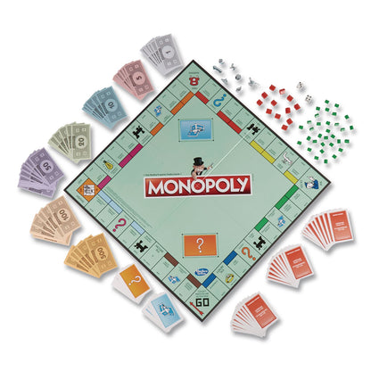 Hasbro Monopoly New Edition Classic Board Game, 2 to 8 Players, Ages 8 and Up, 117 Pieces (HSBC1009)