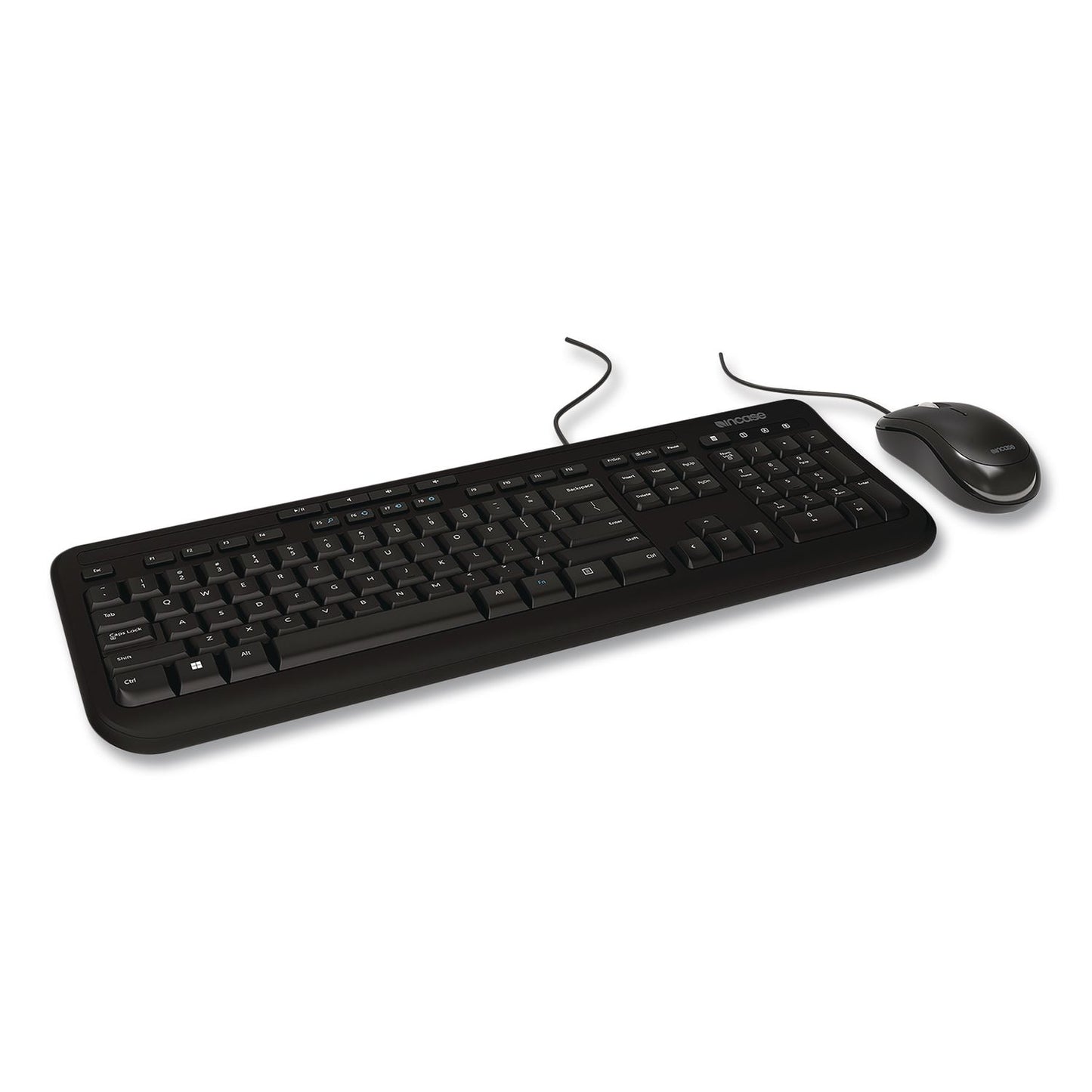Incase Designed by Microsoft™ Wired Desktop 600 Keyboard and Optical Mouse Combo, USB, Black (ICAAPB00001)
