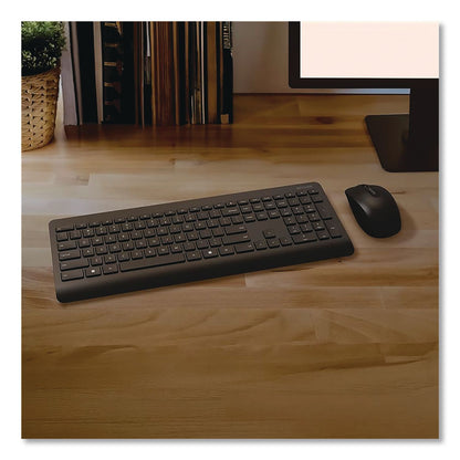 Incase Designed by Microsoft™ Wireless Desktop 900 Keyboard and Optical Mouse Combo, 2.4 GHz Frequency/30 ft Wireless Range, Black (ICAPT300001)