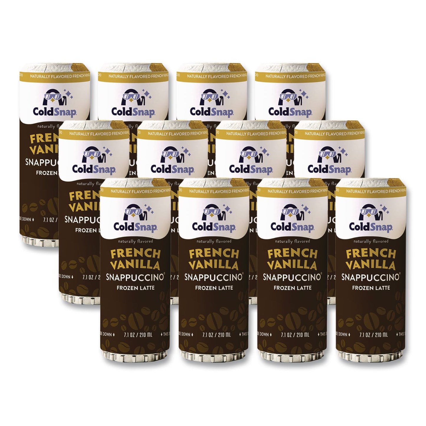 ColdSnap® French Vanilla Snappuccino Frozen Latte Pod, 7. 1 oz Pod for ColdSnap Machine, 12/Carton (CDS600041)