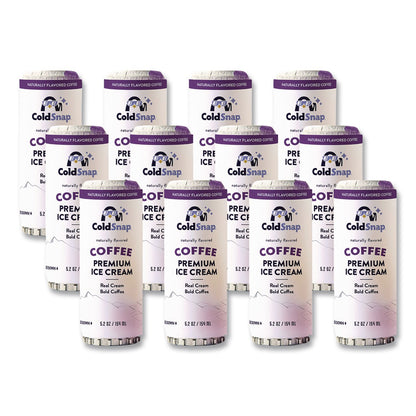 ColdSnap® Ice Cream Pod, Coffee, 5.2 oz Single Serve Pod for ColdSnap Machine, 12/Carton (CDS600089)