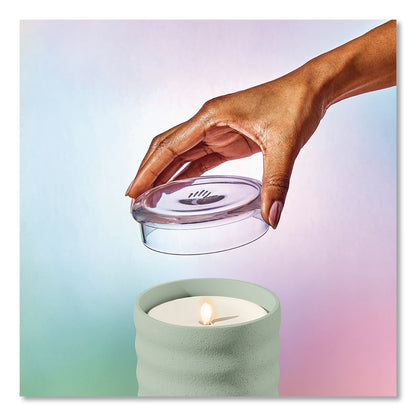 Lifelines® Aromatherapy Essential Oil Flameless Candle Diffuser with Citrus Grove Essential Oil, 5.5 x 5.5 x 5.5, Sage Green (LLN111619)