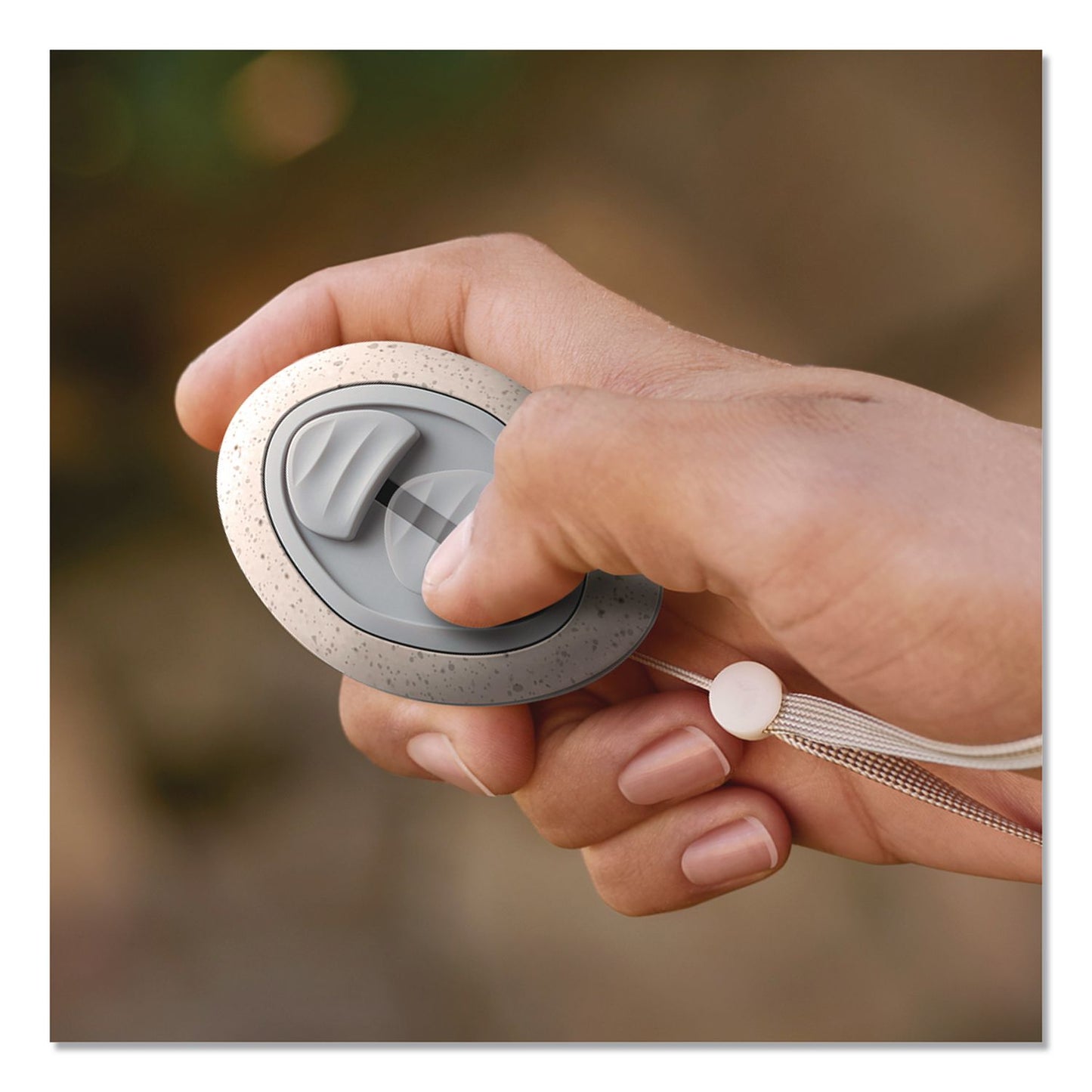 Lifelines® Essential Oil Meditative Grounding Stones and Crisp Mountain Air Essential Oil, Gray, 2/Pack (LLN114502)