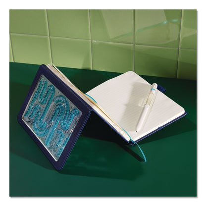 Lifelines® Find Your Path Sensory Journal, Tactile Blue Gel Bead Maze, Wide/Legal Rule, Blue Cover, (80) 8 x 5 Sheets (LLN160101)