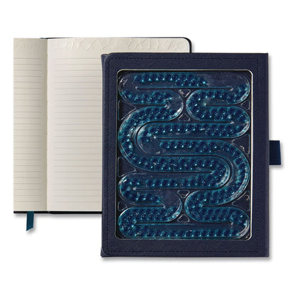 Lifelines® Find Your Path Sensory Journal, Tactile Blue Gel Bead Maze, Wide/Legal Rule, Blue Cover, (80) 8 x 5 Sheets (LLN160101)