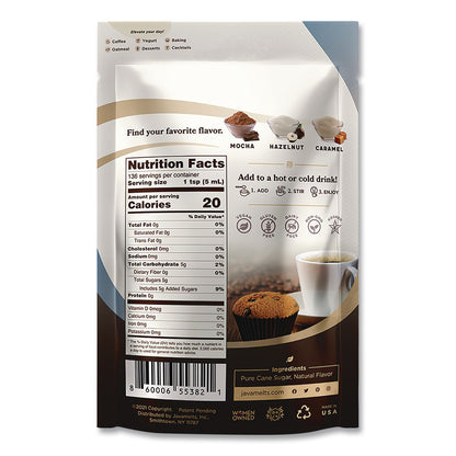 Javamelts™ Flavored Sugar, French Vanilla, 1.5 lb Bag (JVMJMT55382)