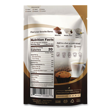 Javamelts™ Flavored Sugar, Caramel, 1.5 lb Bag (JVMJMT55383)