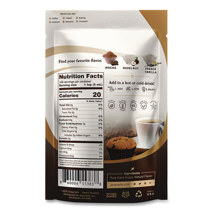 Javamelts™ Flavored Sugar, Caramel, 1.5 lb Bag (JVMJMT55383)