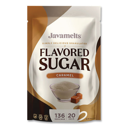 Javamelts™ Flavored Sugar, Caramel, 1.5 lb Bag (JVMJMT55383)