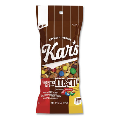 Kar's Trail Mix, M and M's Favorites Mix, 2 oz Packet, 12/Box (KAR08958)