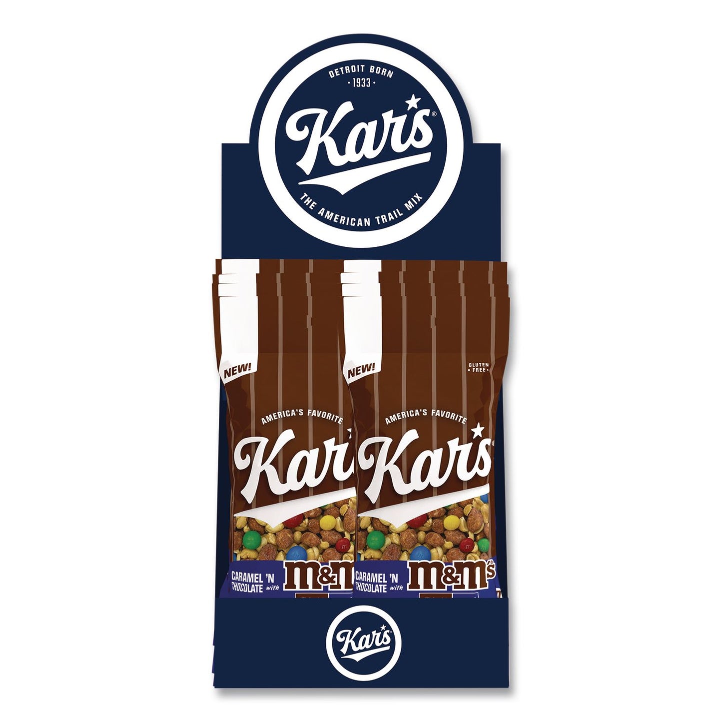 Kar's Trail Mix, Caramel 'N Chocolate, 2 oz Packet, 12/Box (KAR08959)