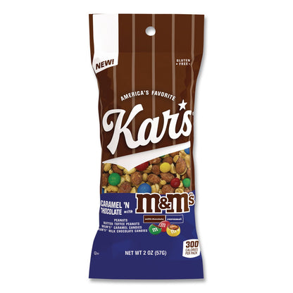 Kar's Trail Mix, Caramel 'N Chocolate, 2 oz Packet, 12/Box (KAR08959)