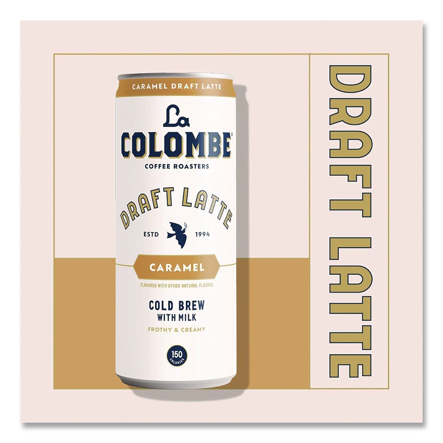 La Colombe® Draft Latte Cold Brew, Caramel Latte, 11 oz Can, 12/Carton (LALLCT00499)