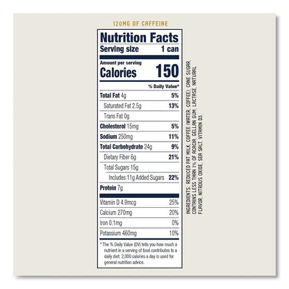 La Colombe® Draft Latte Cold Brew, Caramel Latte, 11 oz Can, 12/Carton (LALLCT00499)