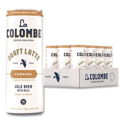 La Colombe® Draft Latte Cold Brew, Caramel Latte, 11 oz Can, 12/Carton (LALLCT00499)