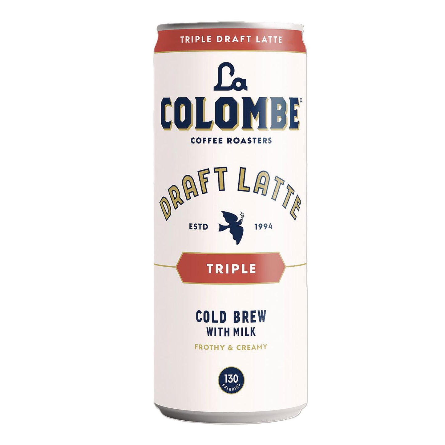 La Colombe® Draft Latte Cold Brew, Triple Shot Espresso Latte, 11 oz Can, 12/Carton (LALLCT00501)