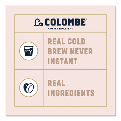 La Colombe® Draft Latte Cold Brew, Triple Shot Espresso Latte, 11 oz Can, 12/Carton (LALLCT00501)