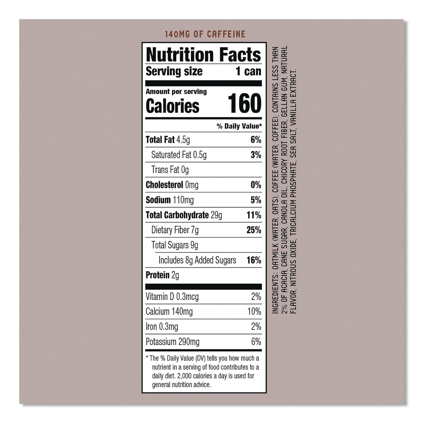 La Colombe® Draft Latte Cold Brew, Vanilla Latte with Oat Milk, 11 oz Can, 12/Carton (LALLCT00521)