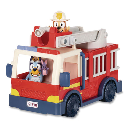 Bluey Series 10: Firetruck Vehicle, Ages 3 and Up, 5 Pieces (LTP176104)