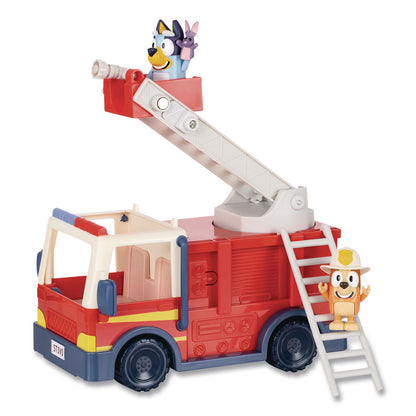 Bluey Series 10: Firetruck Vehicle, Ages 3 and Up, 5 Pieces (LTP176104)