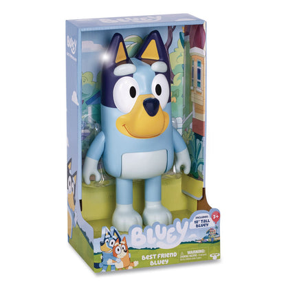 Bluey Series 10 My Best Friend Bluey Plastic 10" Figure, Ages 3 and Up (LTP176404)