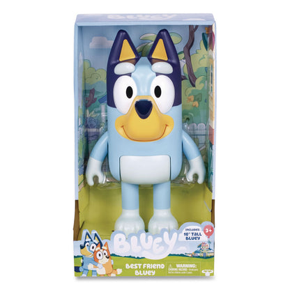 Bluey Series 10 My Best Friend Bluey Plastic 10" Figure, Ages 3 and Up (LTP176404)