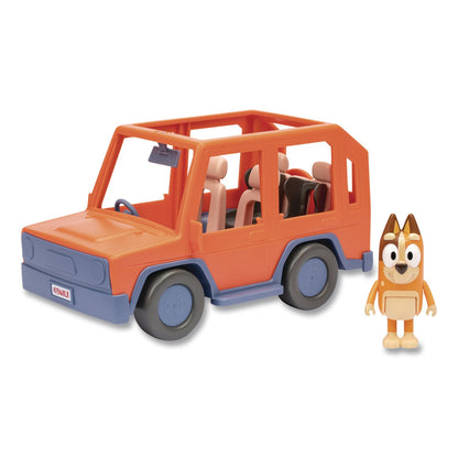 Bluey Series 11: Heeler Family Road Trip 4WD Vehicle, Ages 3 and Up, 2 Pieces (LTP176614)