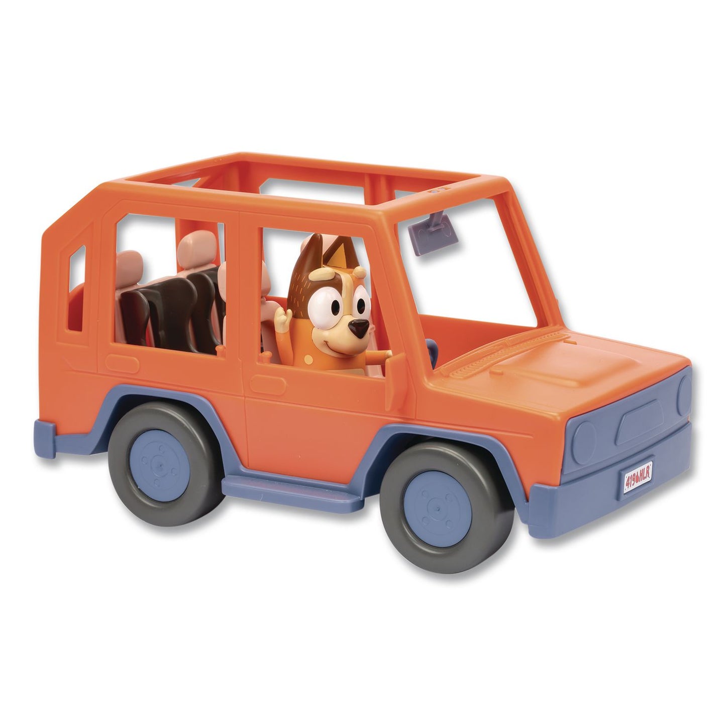 Bluey Series 11: Heeler Family Road Trip 4WD Vehicle, Ages 3 and Up, 2 Pieces (LTP176614)