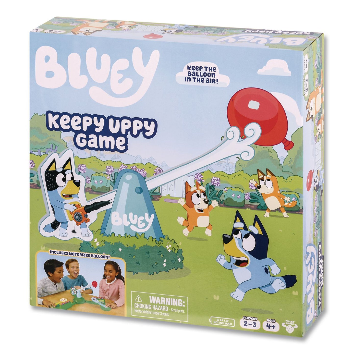 Bluey Keepy Uppy Game, 2 to 3 Players, Ages 4 and Up, 15 Pieces (LTP909736)