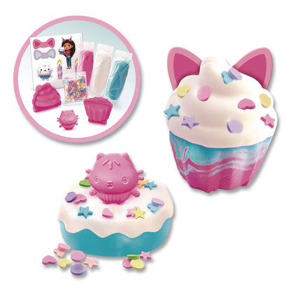 DreamWorks Gabby's Dollhouse Cat Box Sensory Compound Kit, Ages 4 and Up, 32 Pieces (LTP84301124)