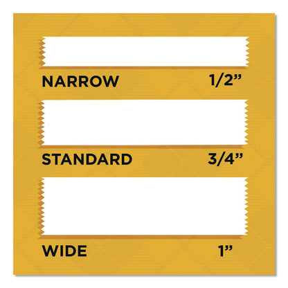 Scotch® Double-Sided Permanent Tape in Handheld Dispenser, 1" Core, 0.5" x 37.5 ft, Clear, 72/Carton (MMM137CT)