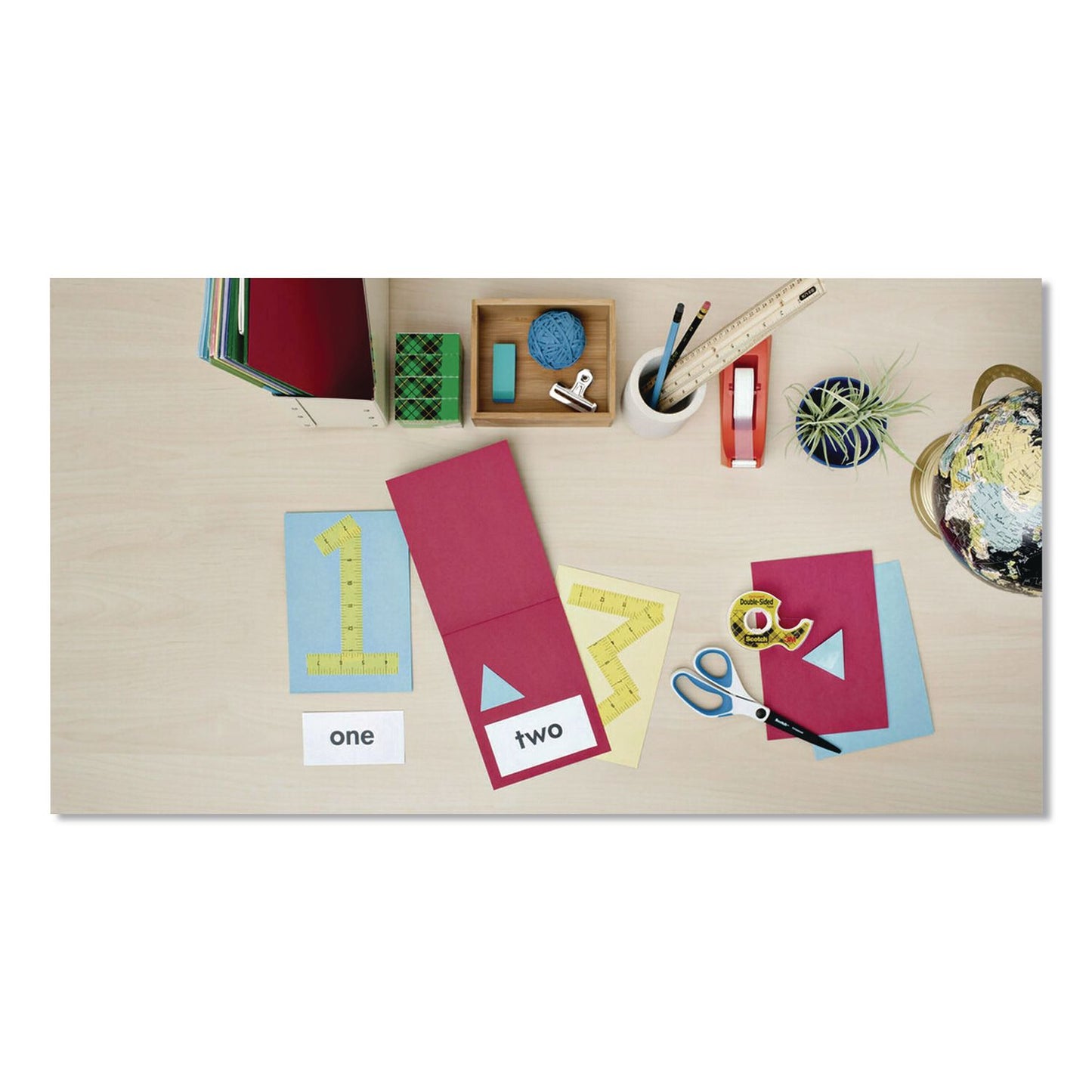 Scotch® Double-Sided Permanent Tape in Handheld Dispenser, 1" Core, 0.5" x 37.5 ft, Clear, 72/Carton (MMM137CT)