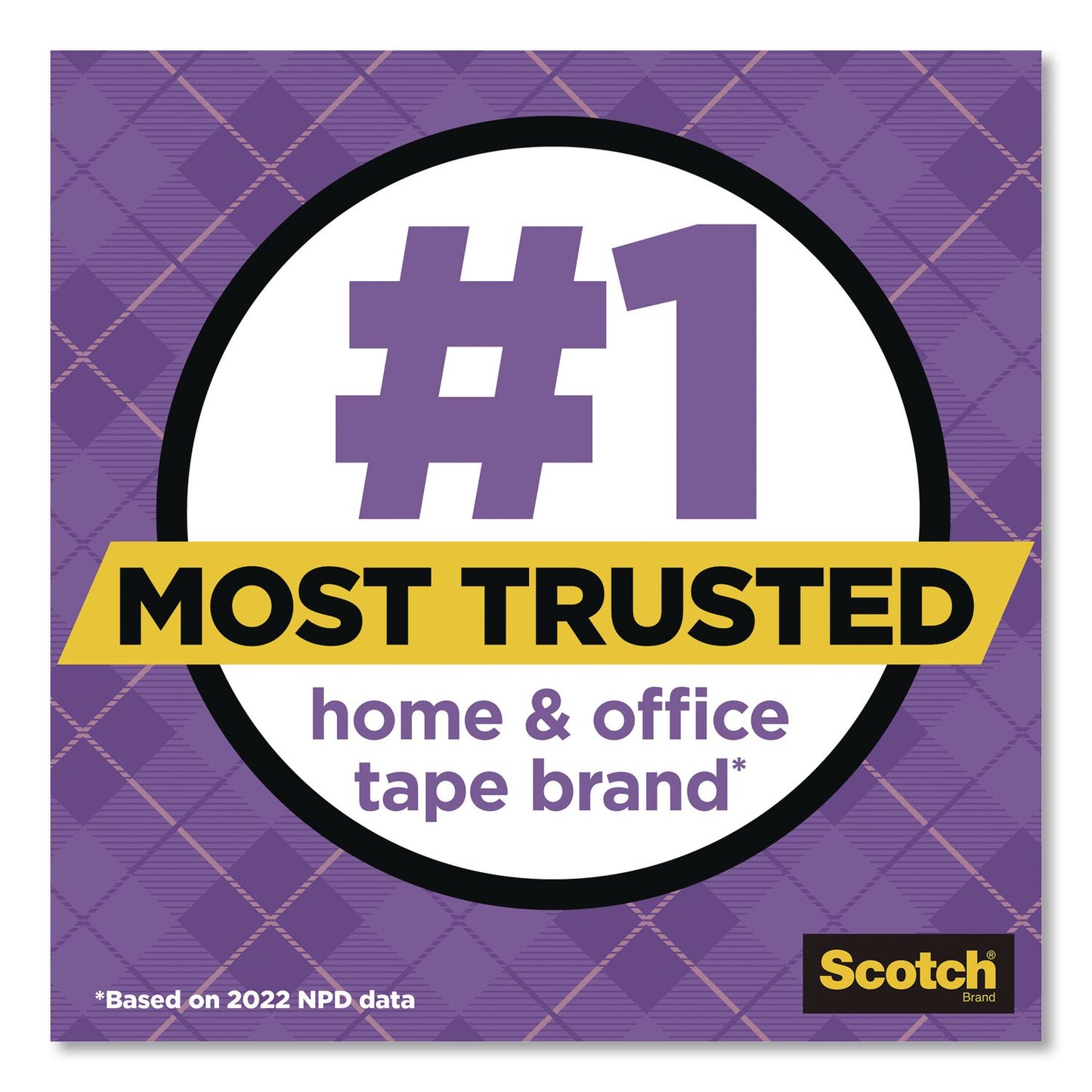 Scotch® Gift Wrap Tape with Dispenser, 1" Core, 0.75" x 50 ft, Clear, 6/Pack (MMM615SIOC)