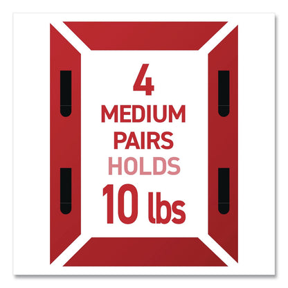 Command™ Damage-Free Hanging Picture Hanging Strip Pairs, (8) XL (0.86 x 4.37), (6) L (0.75" x 3.65"), (2) Med (0.75 x 2.75), Black (MMM17218BLK16ES)