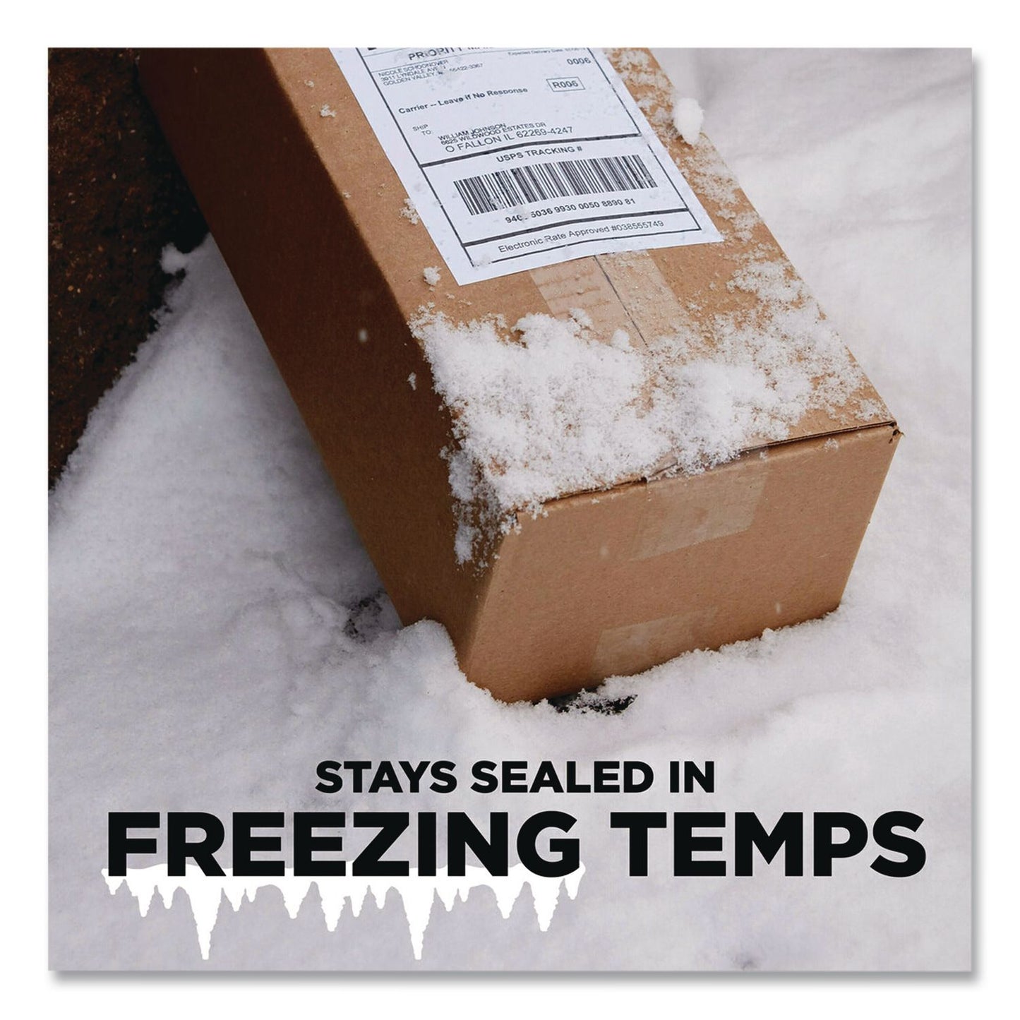 Scotch® BOX LOCK Shipping Tape, 3" Core, 1.88" x 38.2 yds, Clear, 6/Pack (MMM3950S6)