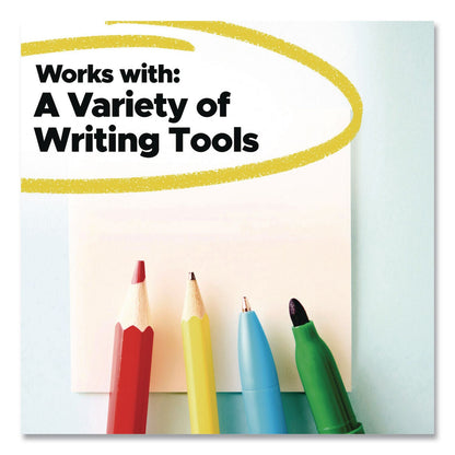 Post-it® Transparent Notes, 2.88" x 2.88", Assorted Colors, 36 Sheets/Pad, 2 Pads/Pack (MMM6002COL)