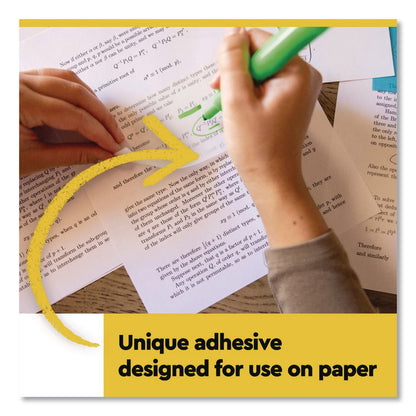 Post-it® Transparent Notes, 2.88" x 2.88", Assorted Colors, 36 Sheets/Pad, 2 Pads/Pack (MMM6002COL)