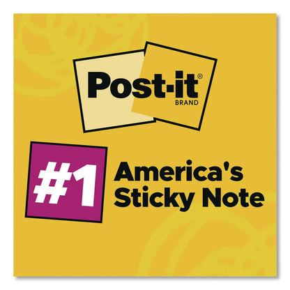 Post-it® Notes Original Pads in Canary Yellow, Note Ruled, 3" x 3", 100 Sheets/Pad, 12 Pads/Pack (MMM63012PK)