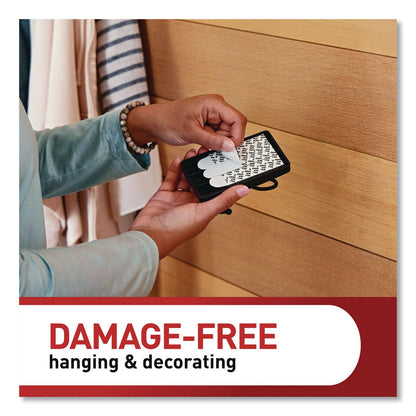 Command™ Decorative X-Large Triple Hooks, Metal, Matte Black, Supports 10 lb, 2/Pack (MMM17038MB2ES)