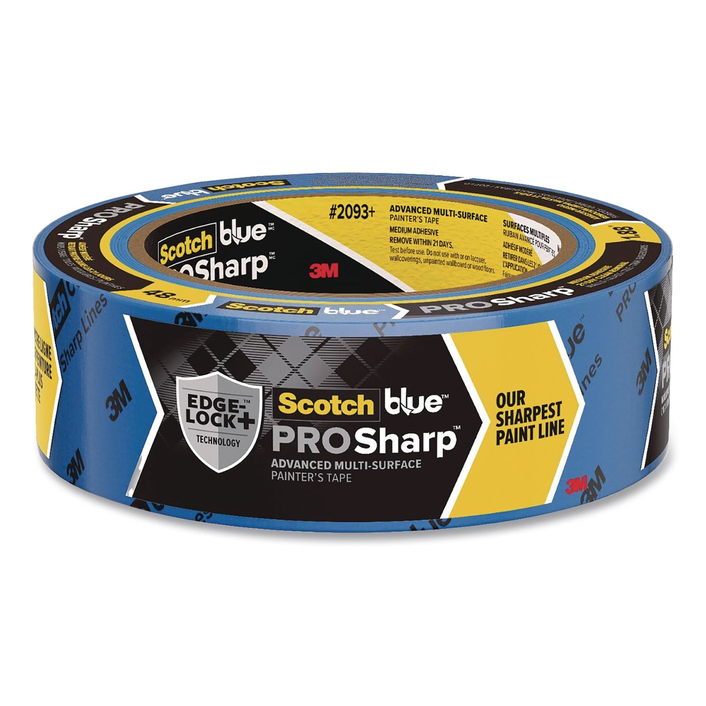 ScotchBlue™ PROSharp Painter's Tape, 3" Core, 1.88" x 60 yds, Blue (MMM209348EC)